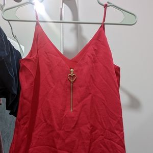 Red Express blouse top XS